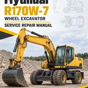 Hyundai R170W-7 Wheel Excavator Service Repair Manual