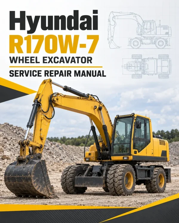 Hyundai R170W-7 Wheel Excavator Service Repair Manual Hyundai R170W-7 Wheel Excavator Service Repair Manual
