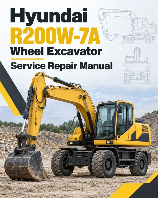 Hyundai R200W-7A Wheel Excavator Service Repair Manual Hyundai R200W-7A Wheel Excavator Service Repair Manual