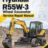 Hyundai R55W-3 Wheel Excavator Service Repair Manual