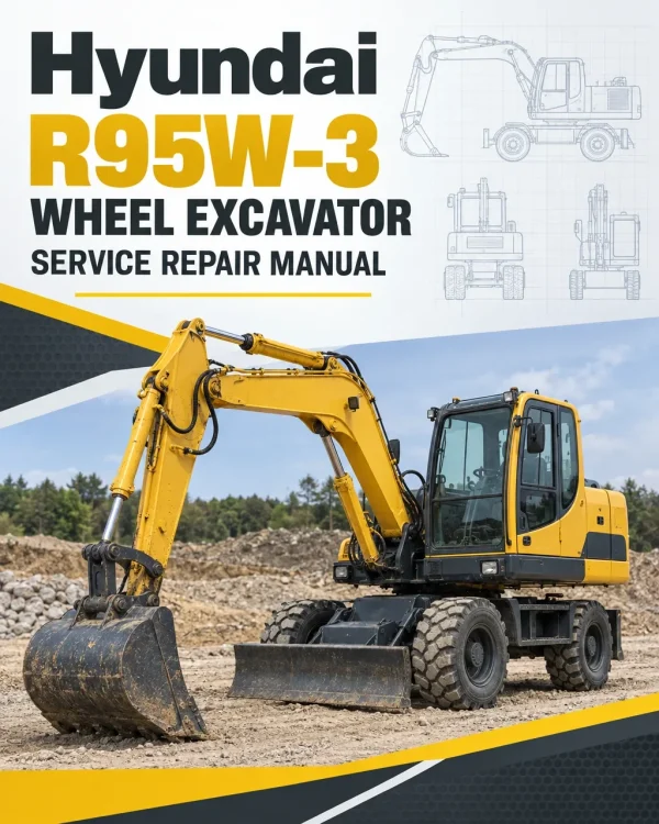 Hyundai R95W-3 Wheel Excavator Service Repair Manual Hyundai R95W-3 Wheel Excavator Service Repair Manual