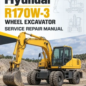 Hyundai R170W-3 Wheel Excavator Service Repair Manual Hyundai R170W-3 Wheel Excavator Service Repair Manual