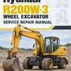Hyundai R200W-3 Wheel Excavator Service Repair Manual Hyundai R200W-3 Wheel Excavator Service Repair Manual