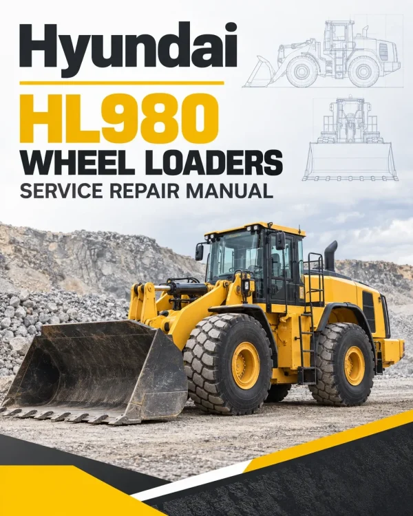 Hyundai HL980 Wheel Loaders Service Repair Manual Hyundai HL980 Wheel Loaders Service Repair Manual