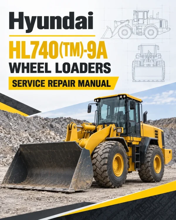 Hyundai HL740(TM)-9A Wheel Loaders Service Repair Manual
