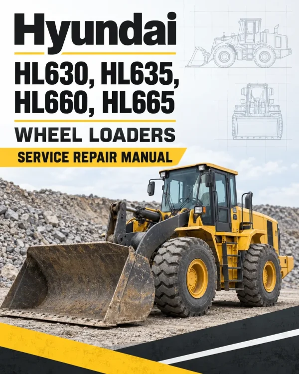 Hyundai HL630, HL635, HL660, HL665 Wheel Loaders Service Repair Manual