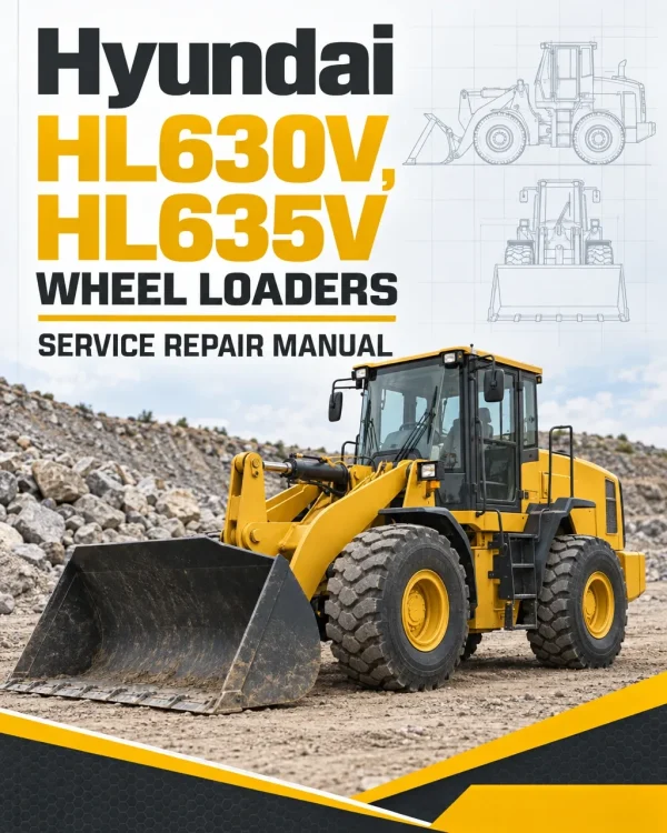 Hyundai HL630V, HL635V Wheel Loaders Service Repair Manual