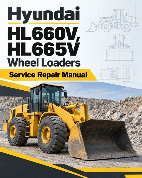 Hyundai HL660V, HL665V Wheel Loaders Service Repair Manual Hyundai HL660V, HL665V Wheel Loaders Service Repair Manual