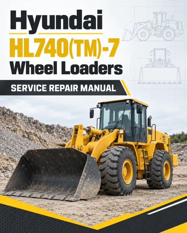 Hyundai HL740(TM)-7 Wheel Loaders Service Repair Manual