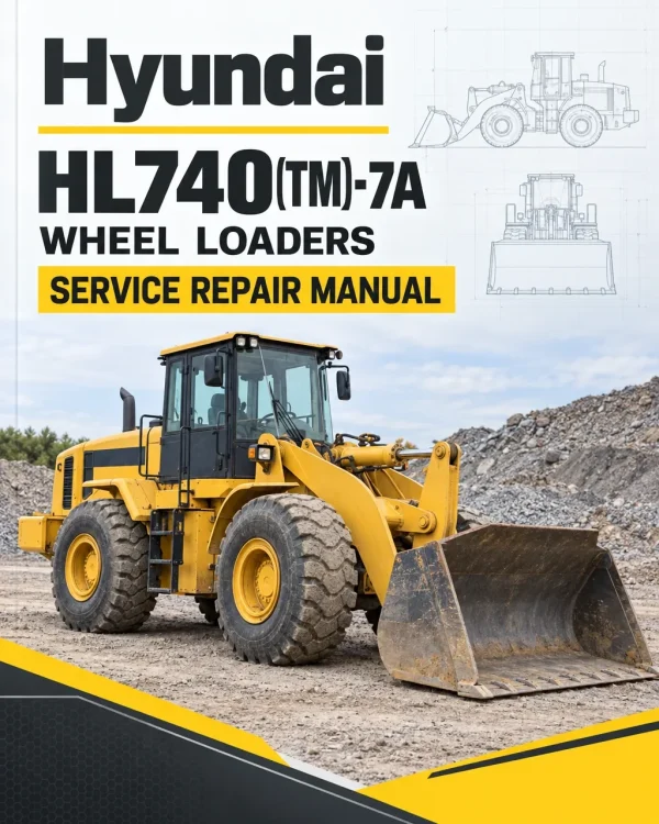 Hyundai HL740(TM)-7A Wheel Loaders Service Repair Manual