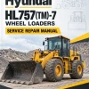 Hyundai HL757(TM)-7 Wheel Loaders Service Repair Manual