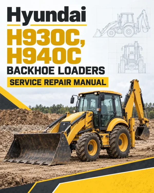 Hyundai H930C, H940C Backhoe Loaders Service Repair Manual Hyundai H930C, H940C Backhoe Loaders Service Repair Manual