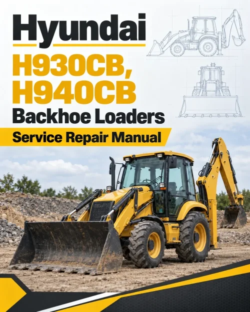 Hyundai H930CB, H940CB Backhoe Loaders Service Repair Manual Hyundai H930CB, H940CB Backhoe Loaders Service Repair Manual