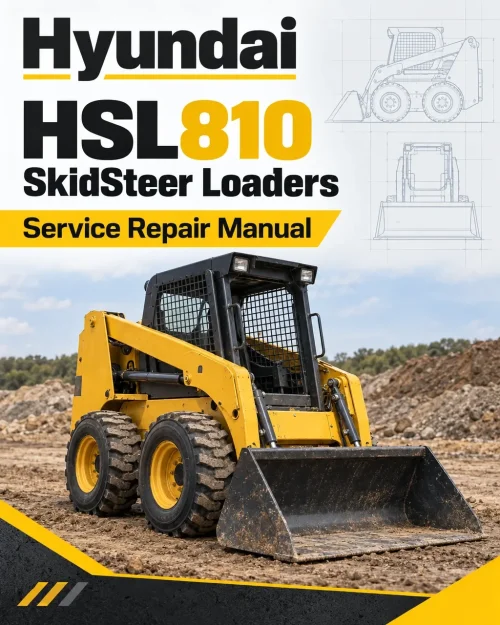 Hyundai HSL810 SkidSteer Loaders Service Repair Manual Hyundai HSL810 SkidSteer Loaders Service Repair Manual