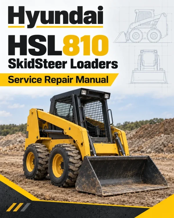 Hyundai HSL810 SkidSteer Loaders Service Repair Manual