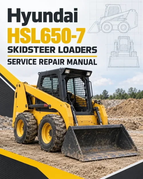 Hyundai HSL650-7 SkidSteer Loaders Service Repair Manual Hyundai HSL650-7 SkidSteer Loaders Service Repair Manual