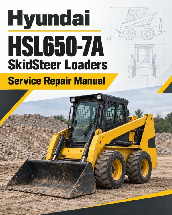 Hyundai HSL650-7A SkidSteer Loaders Service Repair Manual