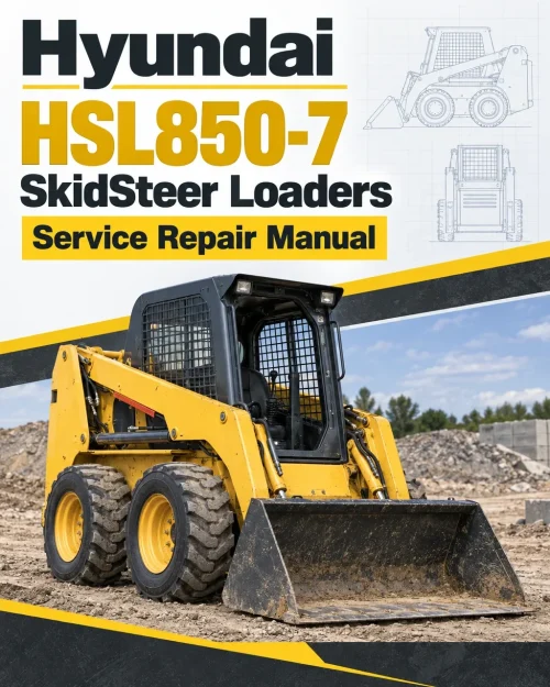 Hyundai HSL850-7 SkidSteer Loaders Service Repair Manual Hyundai HSL850-7 SkidSteer Loaders Service Repair Manual