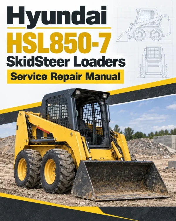 Hyundai HSL850-7 SkidSteer Loaders Service Repair Manual Hyundai HSL850-7 SkidSteer Loaders Service Repair Manual