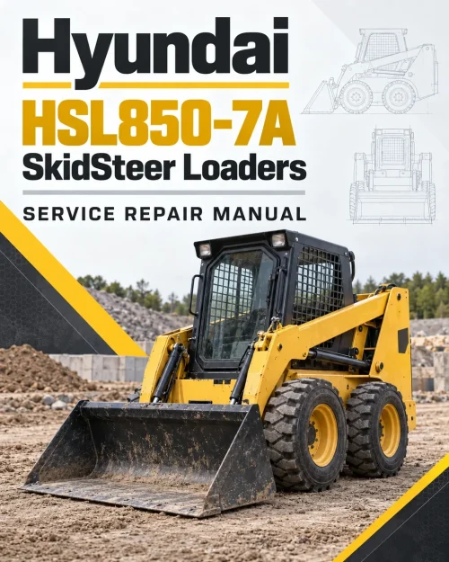 Hyundai HSL850-7A SkidSteer Loaders Service Repair Manual Hyundai HSL850-7A SkidSteer Loaders Service Repair Manual