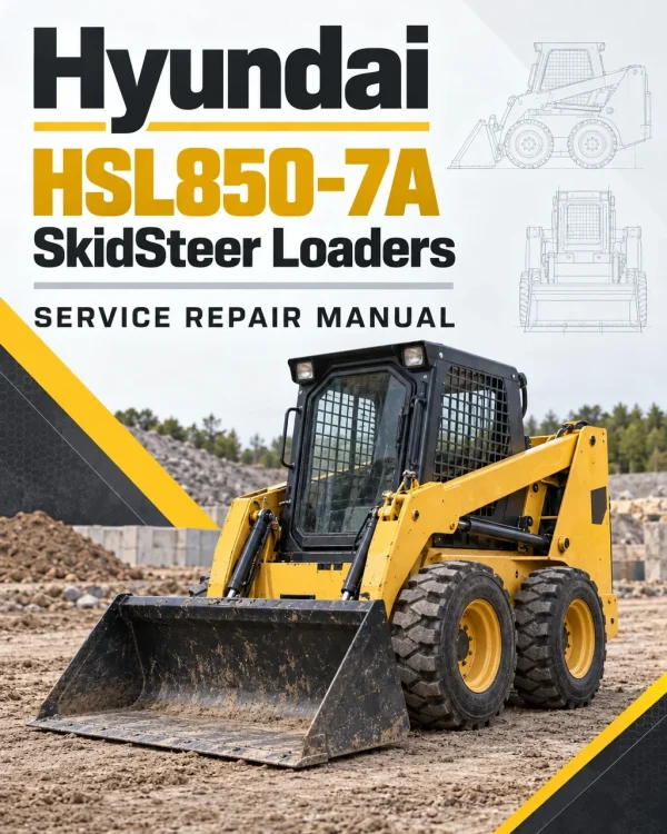 Hyundai HSL850-7A SkidSteer Loaders Service Repair Manual