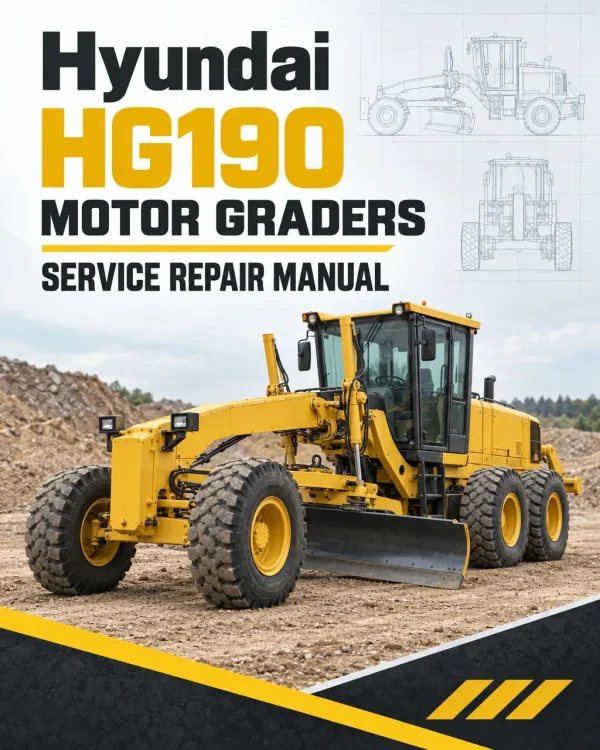 Hyundai HG190 Motor Graders Service Repair Manual