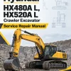Hyundai HX480A L, HX520A L Crawler Excavator Service Repair Manual