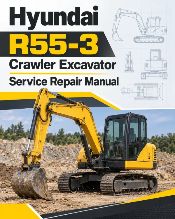 Hyundai R55-3 Crawler Excavator Service Repair Manual Hyundai R55-3 Crawler Excavator Service Repair Manual