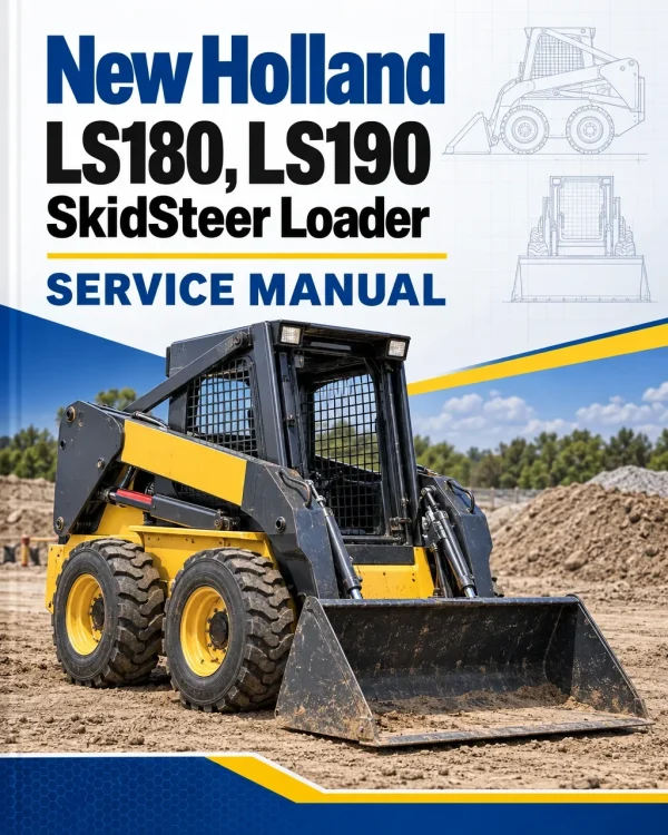 New Holland LS180, LS190 SkidSteer Loader Service Manual New Holland LS180, LS190 SkidSteer Loader Service Manual