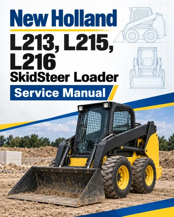 New Holland L213, L215, L216 SkidSteer Loader Service Manual New Holland L213, L215, L216 SkidSteer Loader Service Manual