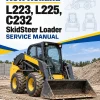 New Holland L223, L225, C232 SkidSteer Loader Service Manual New Holland L223, L225, C232 SkidSteer Loader Service Manual