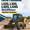 New Holland L225, L325, L425, L445 SkidSteer Service Manual New Holland L225, L325, L425, L445 SkidSteer Service Manual
