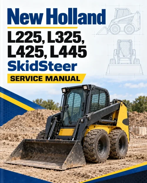 New Holland L225, L325, L425, L445 SkidSteer Service Manual New Holland L225, L325, L425, L445 SkidSteer Service Manual