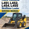 New Holland L451, L452, L454, L455 SkidSteer Loader Service Manual New Holland L451, L452, L454, L455 SkidSteer Loader Service Manual