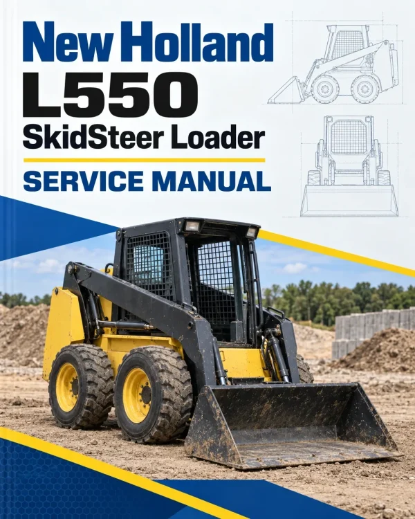 New Holland L550 SkidSteer Loader Service Manual New Holland L550 SkidSteer Loader Service Manual