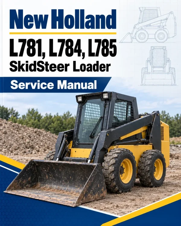 New Holland L781, L784, L785 SkidSteer Loader Service Manual