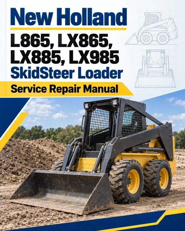 New Holland L865, LX865, LX885, LX985 SkidSteer Loader Service Repair Manual New Holland L865, LX865, LX885, LX985 SkidSteer Loader Service Repair Manual