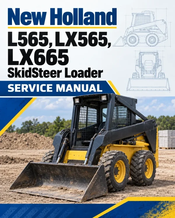 New Holland L565, LX565, LX665 SkidSteer Loader Service Manual New Holland L565, LX565, LX665 SkidSteer Loader Service Manual