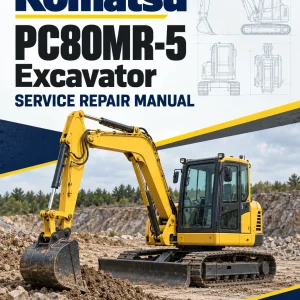 Komatsu PC80MR-5 Excavator Service Repair Manual