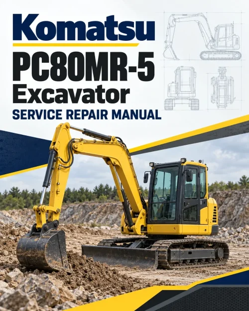 Komatsu PC80MR-5 Excavator Service Repair Manual Komatsu PC80MR-5 Excavator Service Repair Manual