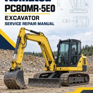 Komatsu PC80MR-5E0 Excavator Service Repair Manual
