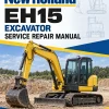 New Holland EH15 Excavator Service Manual