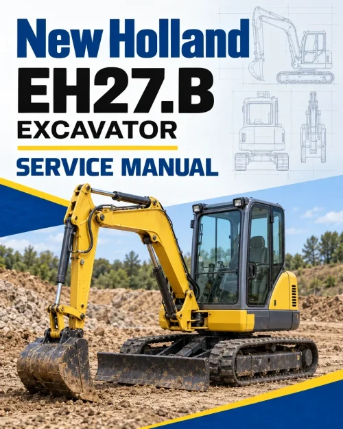 New Holland EH27.B Excavator Service Manual New Holland EH27.B Excavator Service Manual