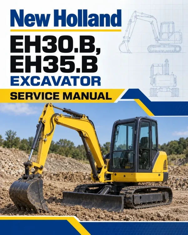 New Holland EH30.B, EH35.B Excavator Service Manual New Holland EH30.B, EH35.B Excavator Service Manual