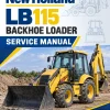 New Holland LB115 Backhoe Loader Service Manual