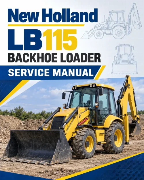 New Holland LB115 Backhoe Loader Service Manual