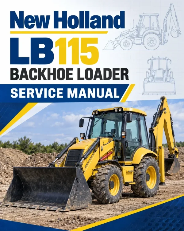New Holland LB115 Backhoe Loader Service Manual