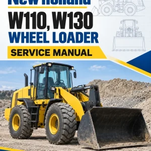 New Holland W110, W130 Wheel Loader Service Manual
