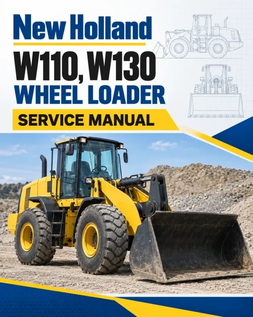 New Holland W110, W130 Wheel Loader Service Manual New Holland W110, W130 Wheel Loader Service Manual