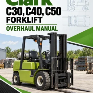 Clark C30, C40, C50 Forklift Overhaul Manual